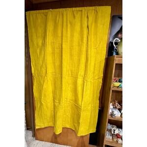 Vintage Malian Hand Crafted Yellow Mud Cloth -64" x 48"